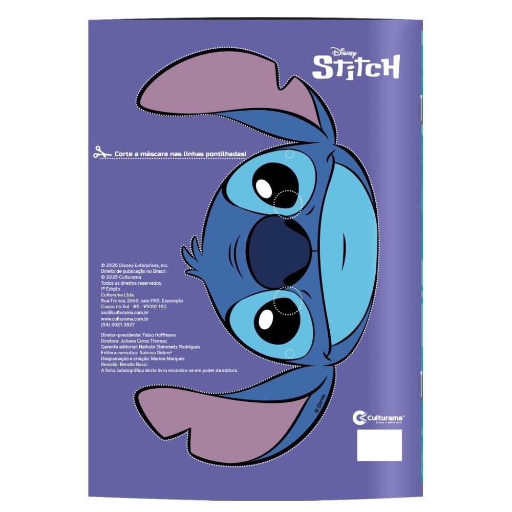 Livro Adesivos e Atividades Stitch - Culturama