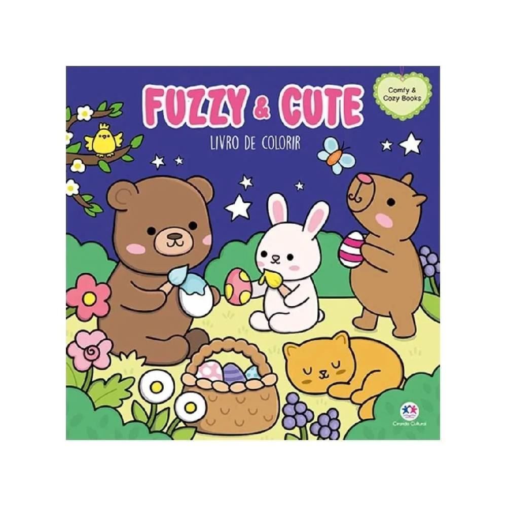 Livro Comfy Cozy Fuzzy And Cute Ciranda Cultural - Para Colorir