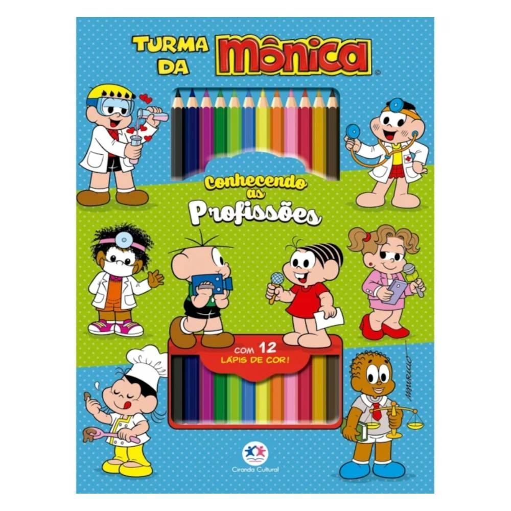 Livro Conhecendo As Profissões Ciranda Cultural - Turma Da Mônica