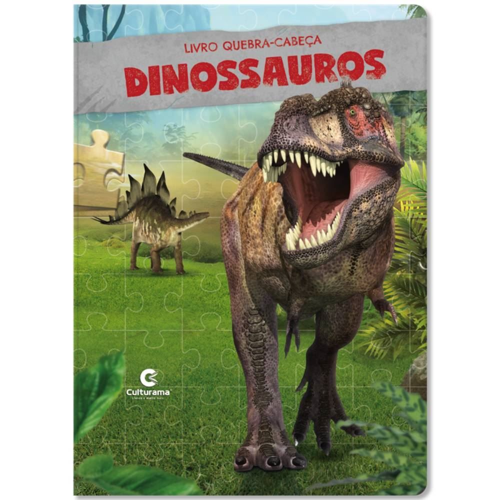 Livro Pop Com Quebra Cabeça Dinossauro - Dinossauro