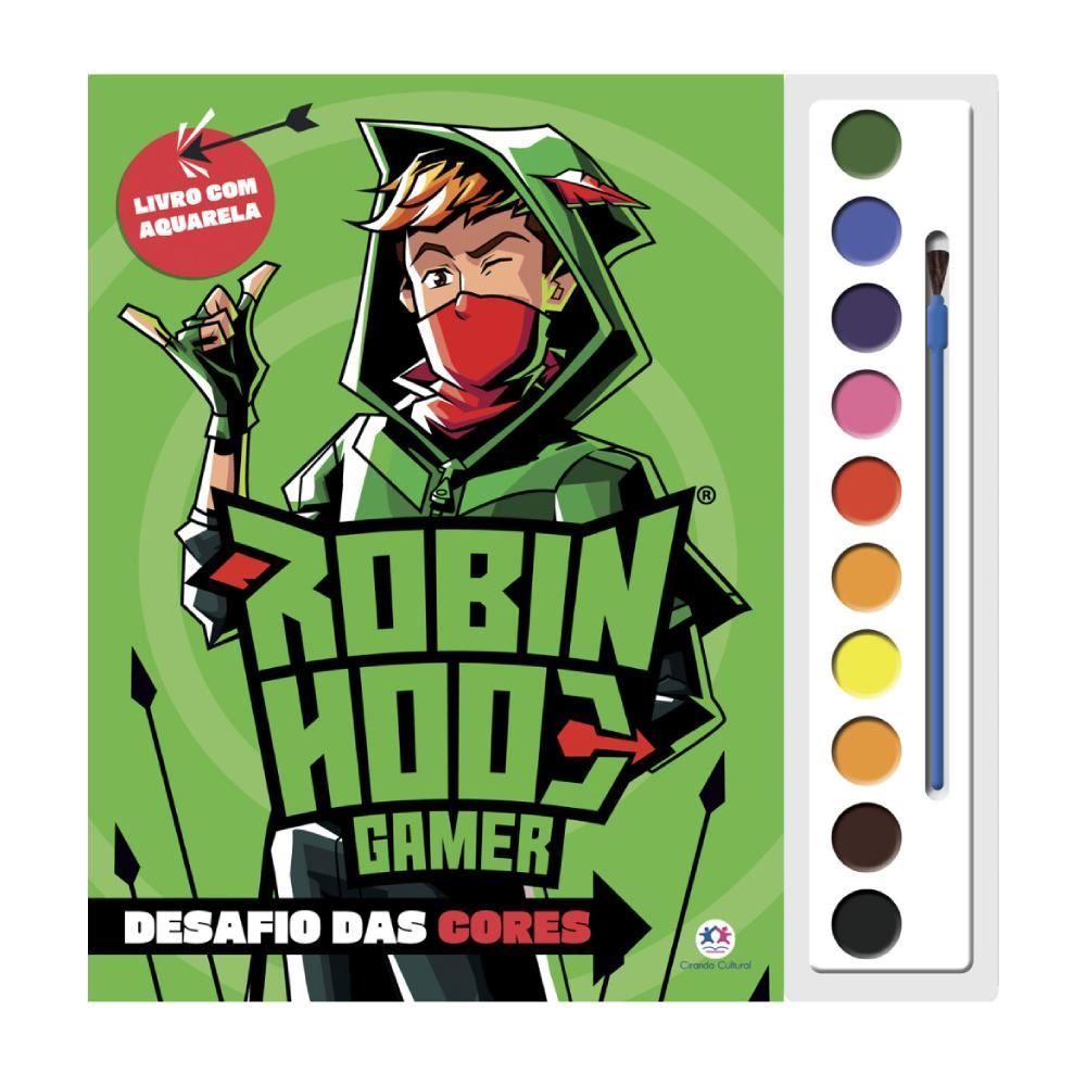 Livro Robin Hood Gamer Desafio das Cores Ciranda Cultural