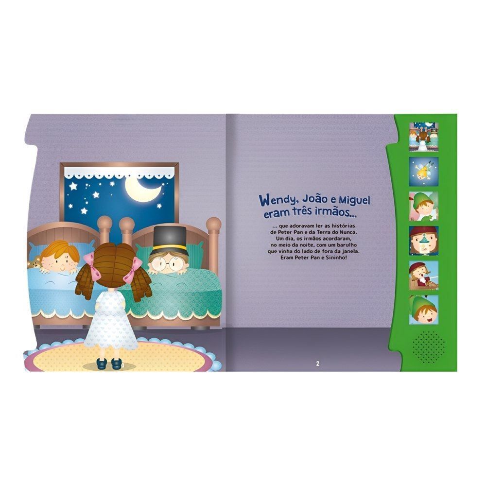 Livro Sonoro Peter Pan - Culturama