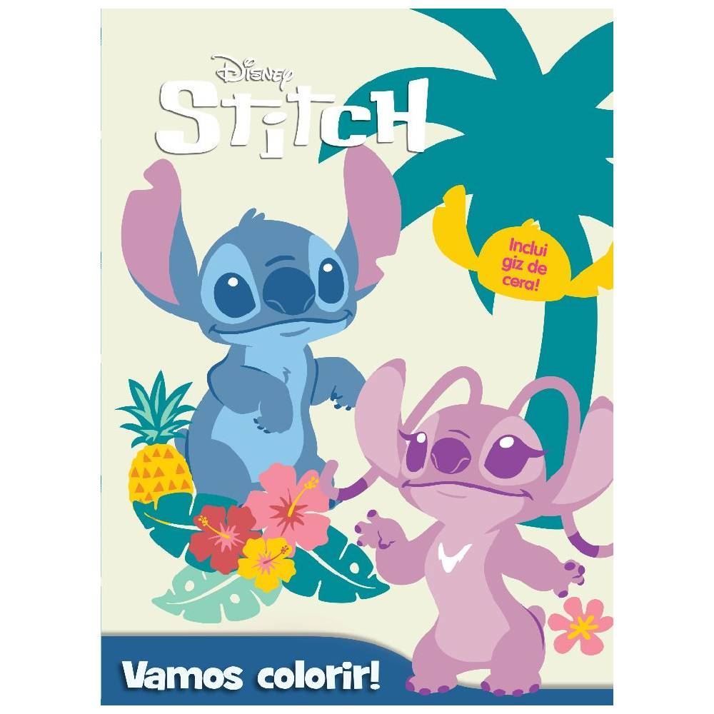 Livro Vamos Colorir Stitch Disney Editora Dcl - D8335