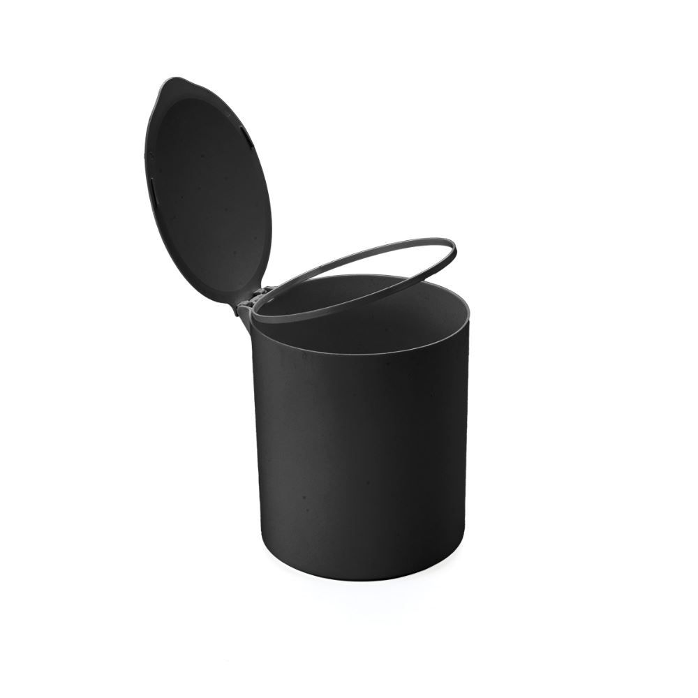 Lixeira 4 Litros Com Aro Interno Black Arthi