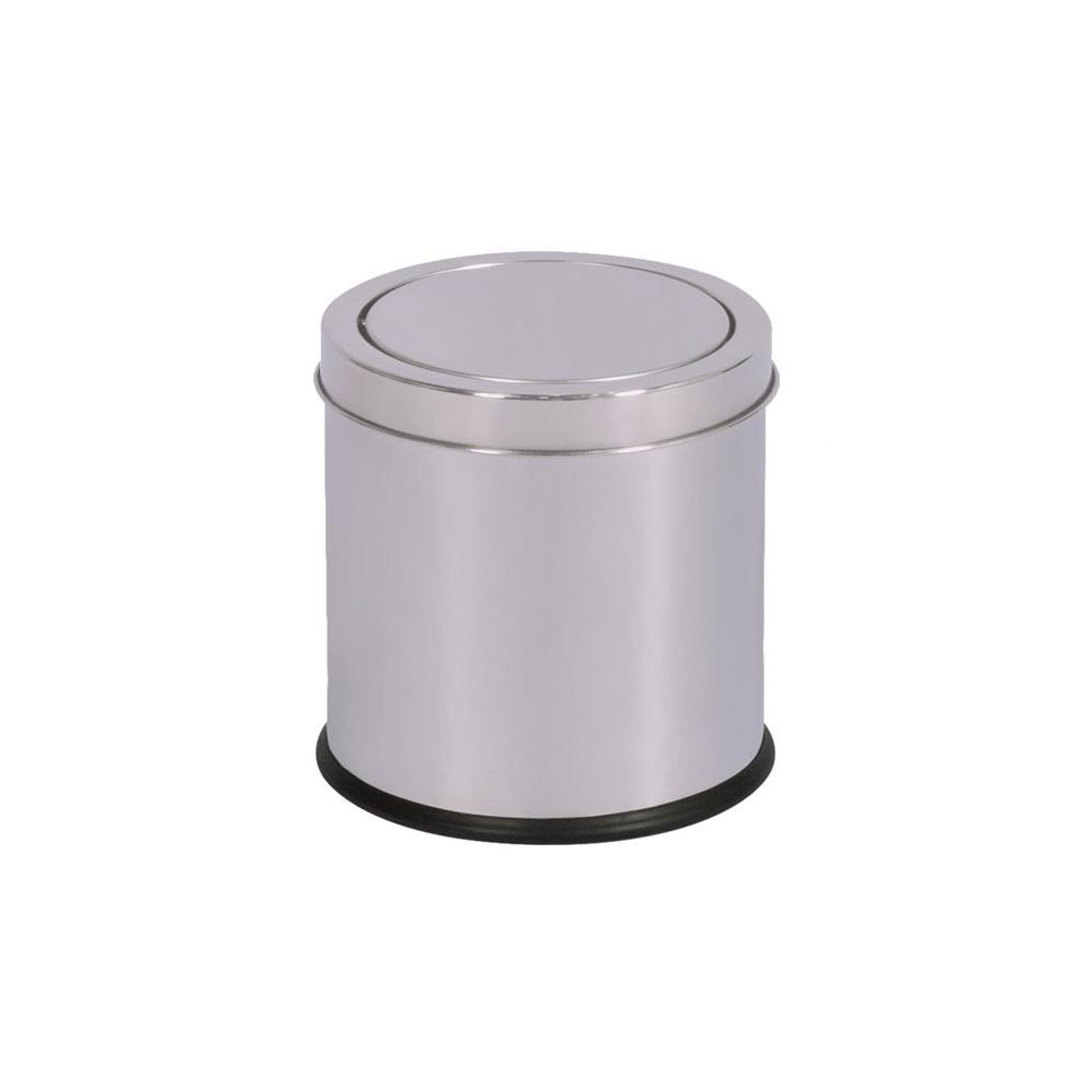 Lixeira Basculante Redonda Inox Mor - 3 Litros