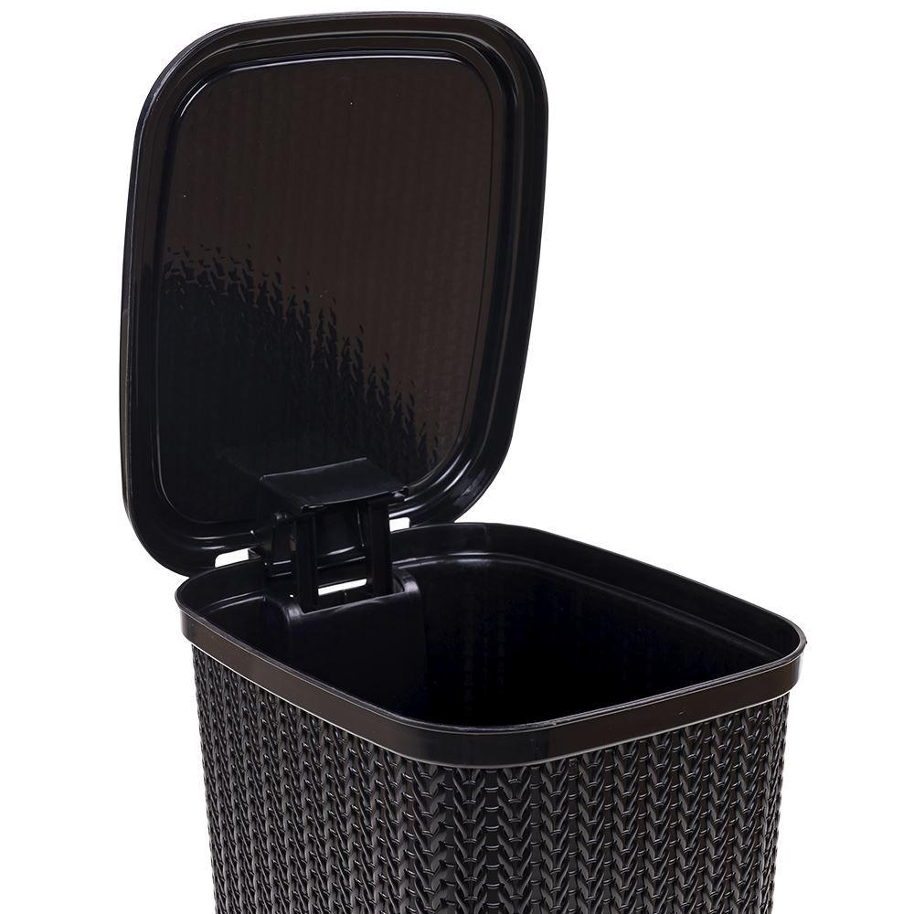 Lixeira Com Pedal 7 Litros Plasútil - Preto