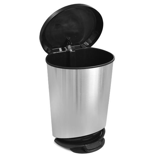 Lixeira Com Pedal Label Inox 20 Litros