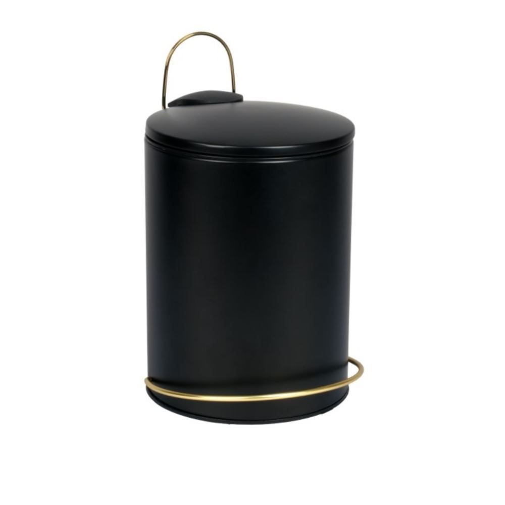 Lixeira Com Pedal Montreal Havan Casa 3 Litros - Preto 