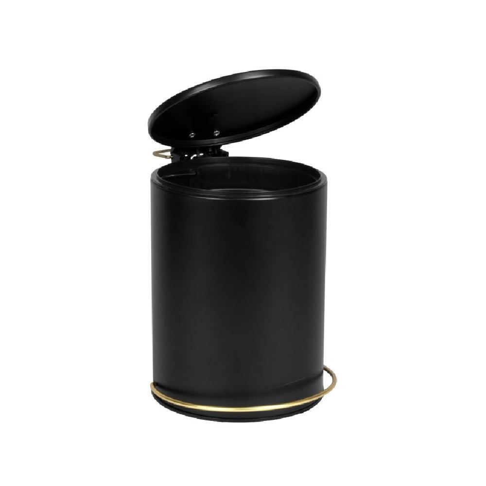Lixeira Com Pedal Montreal Havan Casa 3 Litros - Preto 