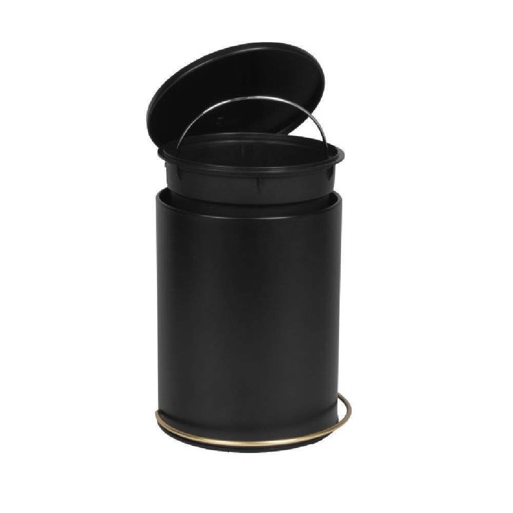 Lixeira Com Pedal Montreal Havan Casa 3 Litros - Preto 