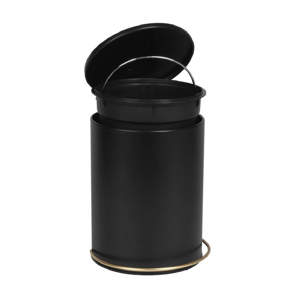 Lixeira Com Pedal Montreal Havan Casa 5 Litros - Preto 