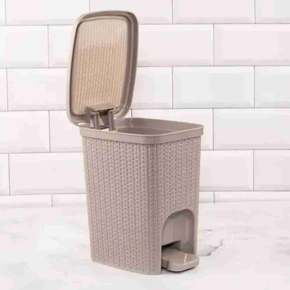 Lixeira Com Pedal Trama 12 Litros Plasutil - Fendi