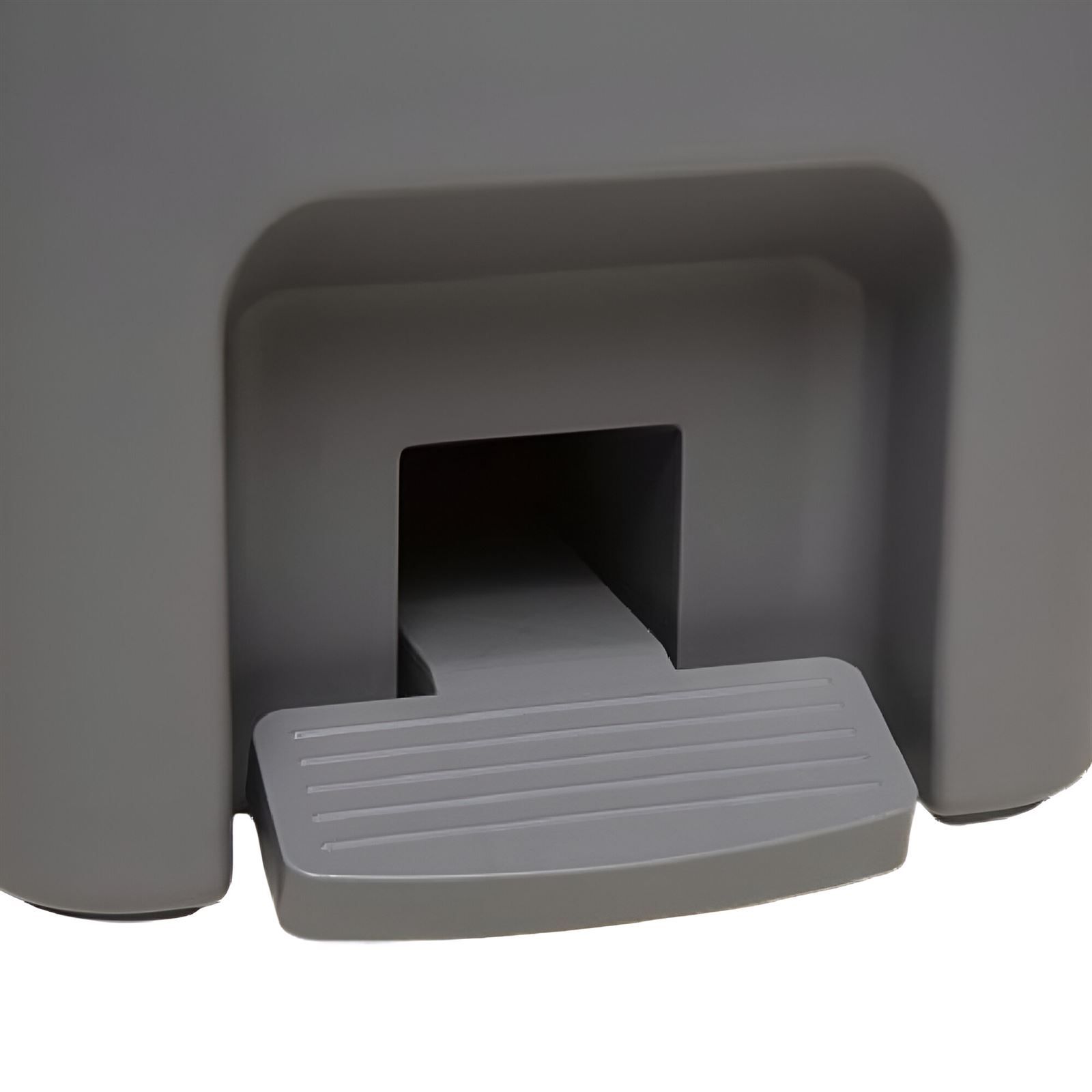 Lixeira Com Pedal Trium Ou 12 Litros - Chumbo