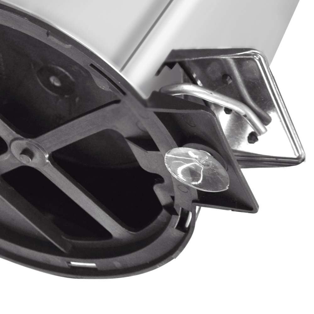 Lixeira Com Tampa E Pedal Brasil Tramontina 12 Litros - Aço Inox