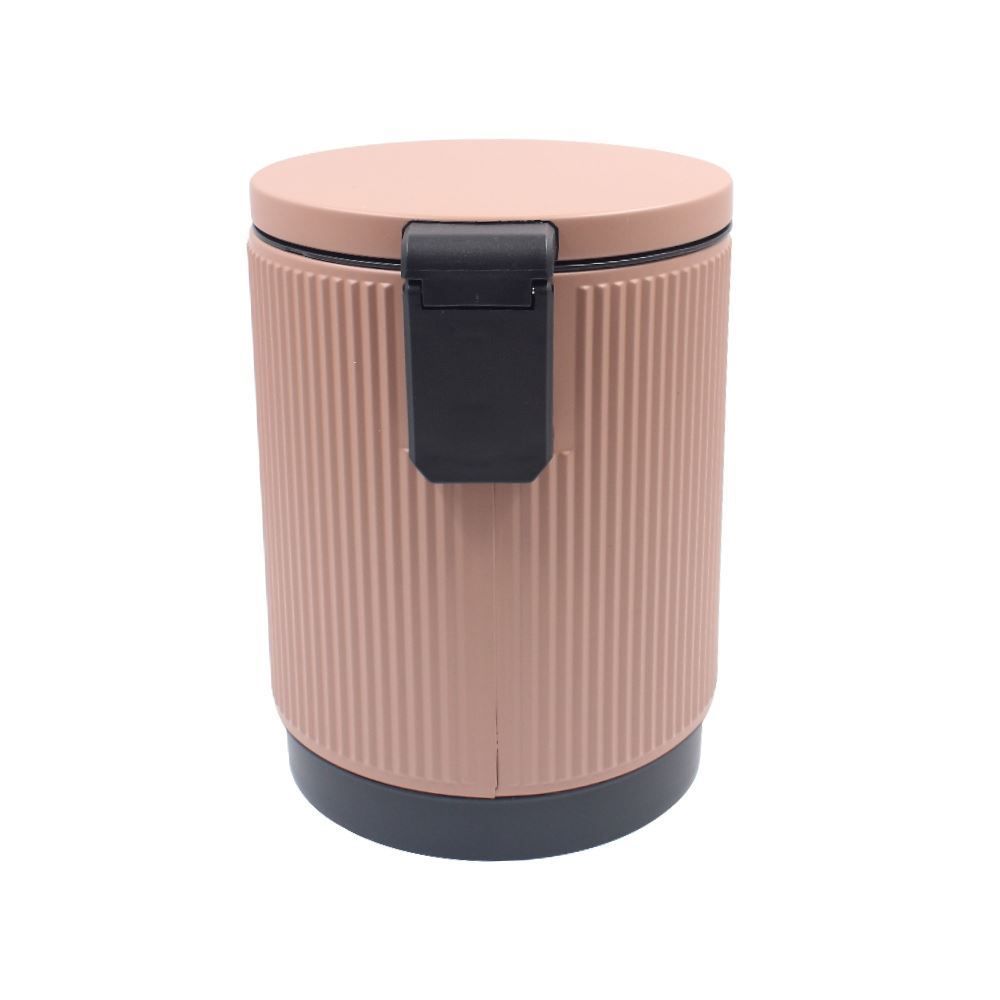 Lixeira Com Tampa Turim Havan Casa 5 Litros - Mocha Mousse