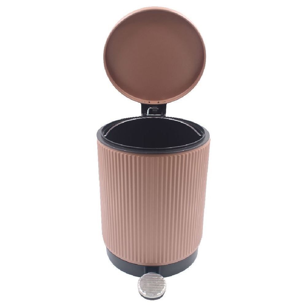 Lixeira Com Tampa Turim Havan Casa 5 Litros - Mocha Mousse