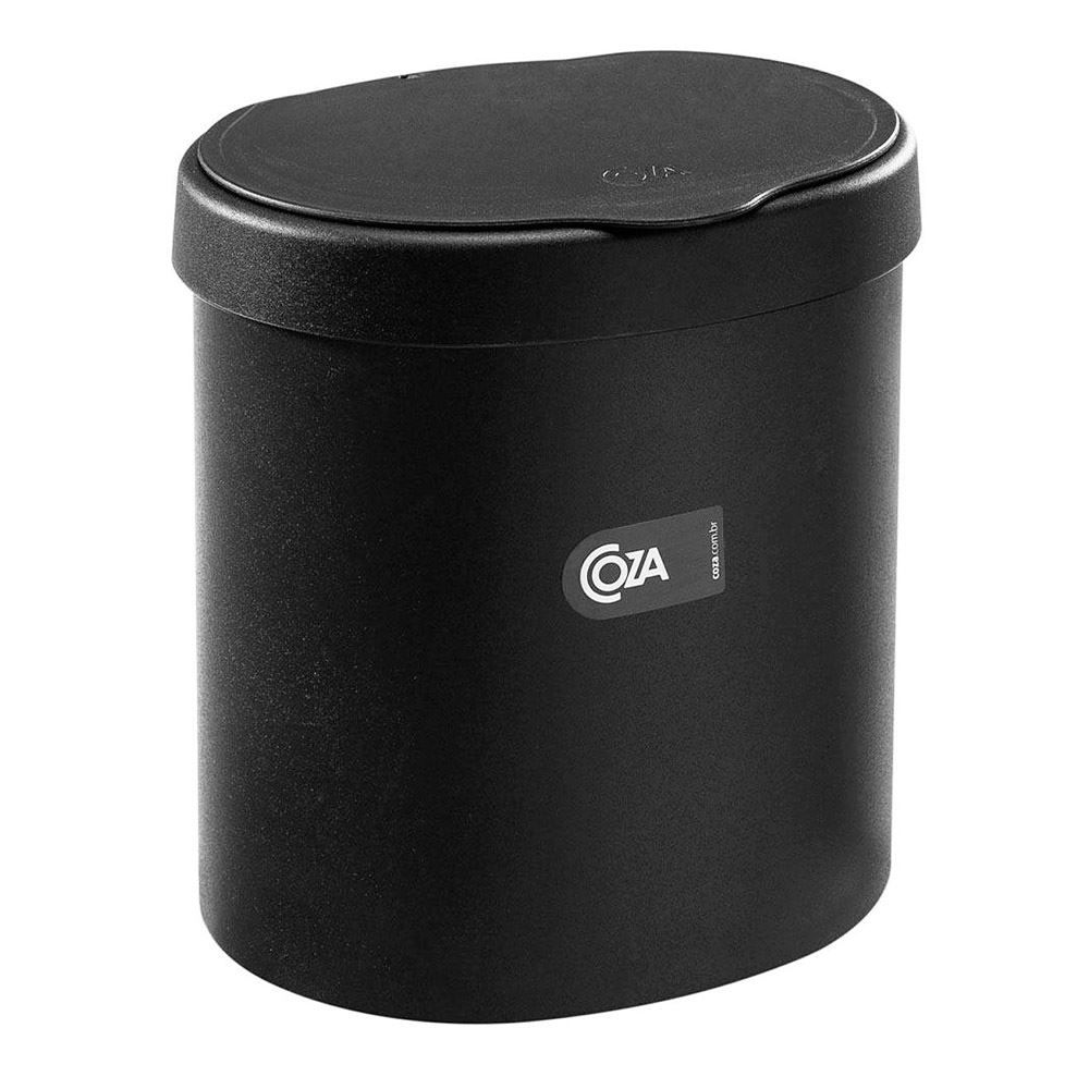 Lixeira Coza 2,5 Litros - Preto