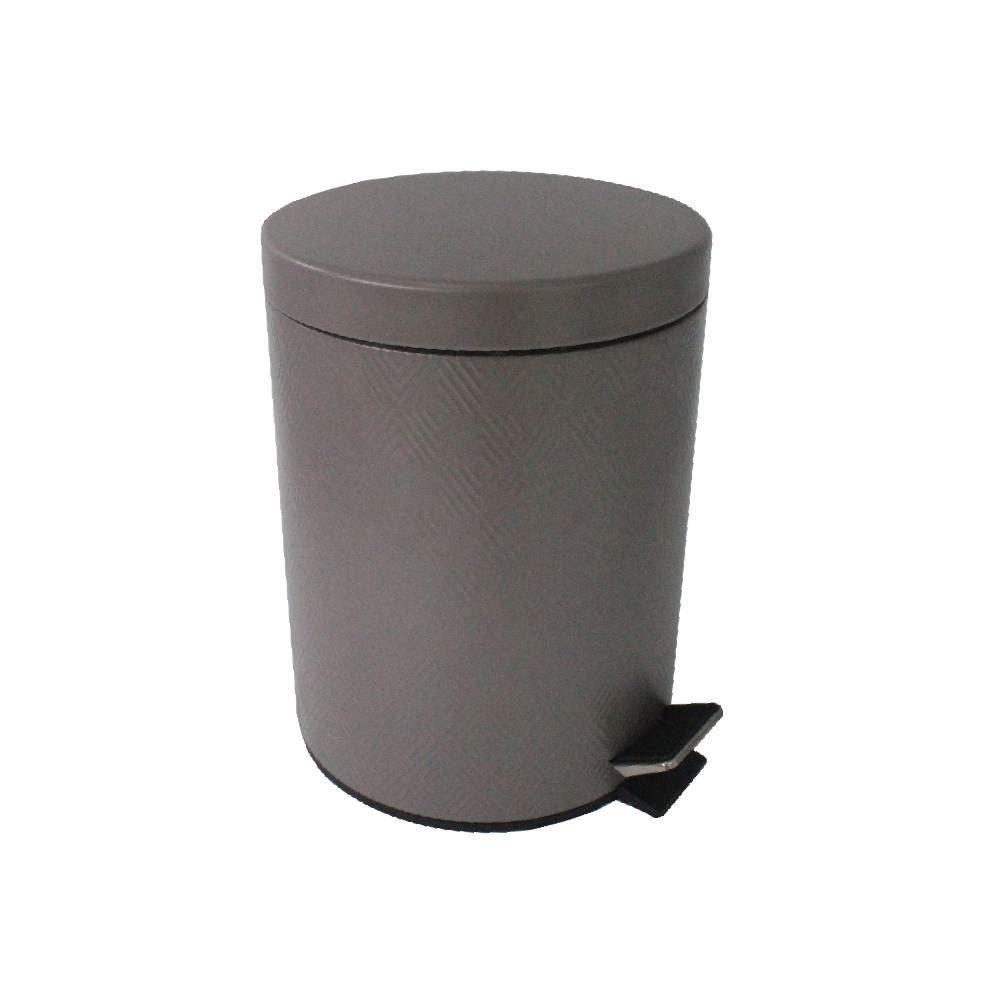 Lixeira Redonda Marrocos Com Pedal 5 Litros Havan Casa - Chocolate