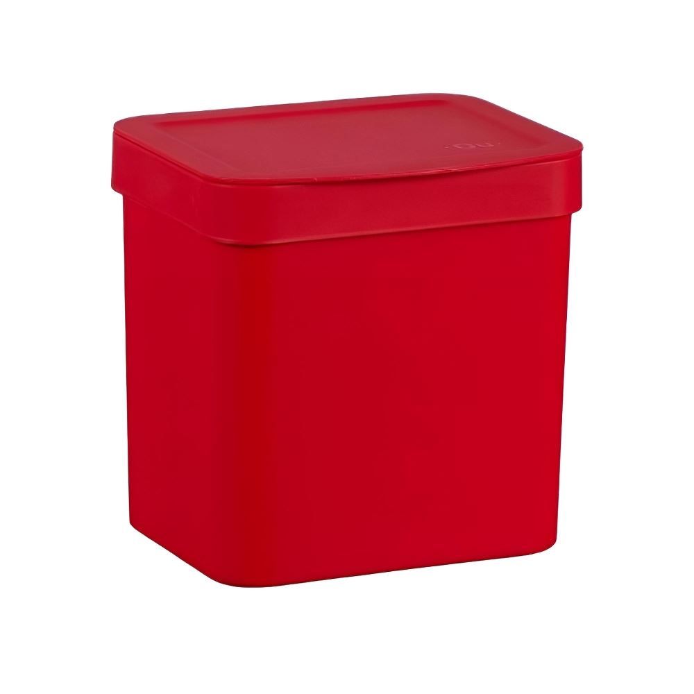 Lixeira Trium Ou 2,5 Litros - Vermelho