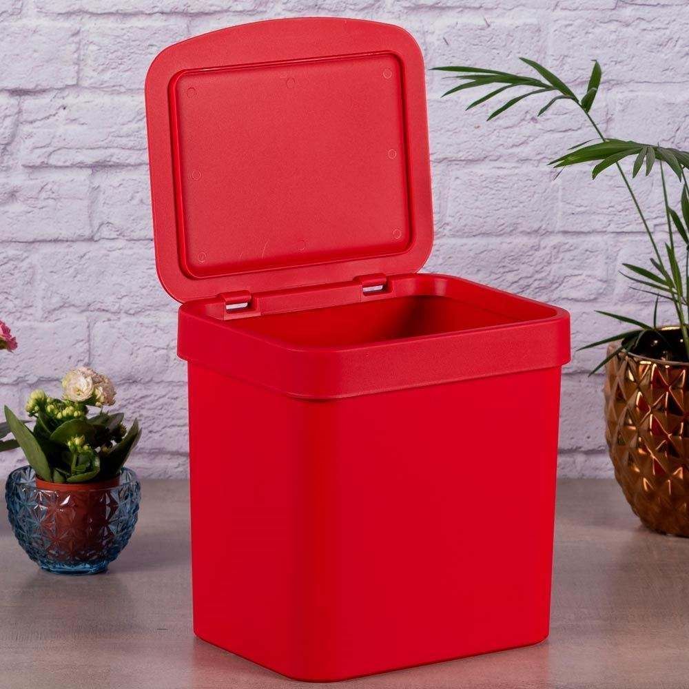 Lixeira Trium Ou 2,5 Litros - Vermelho