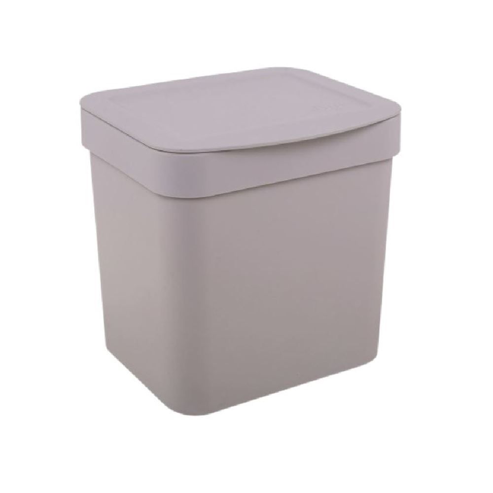 Lixeira Trium Ou 2,5 Litros - Bege Fechado