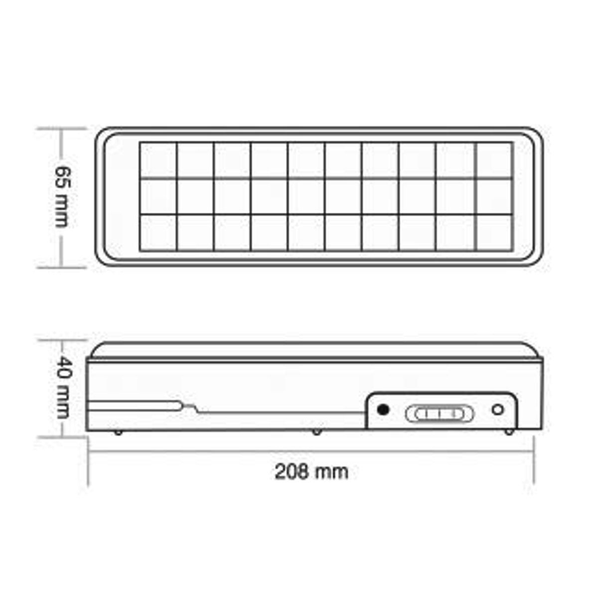 Luminária de Emergência Pratic TLE 06 Taschibra - Bivolt