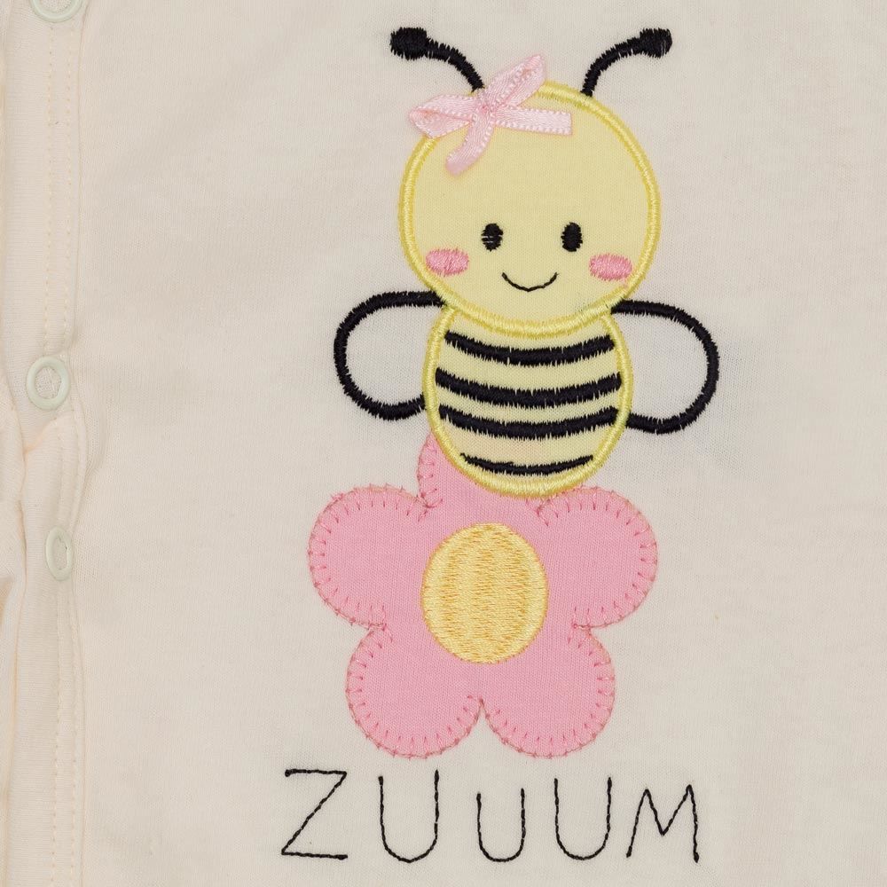 Macacão de Bebê Malha Abelhinha Zuum Yoyo Baby