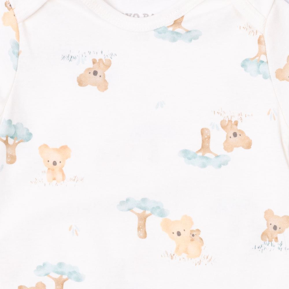 Macaquinho Bebê Menino Manga Curta Estampado Yoyo Baby