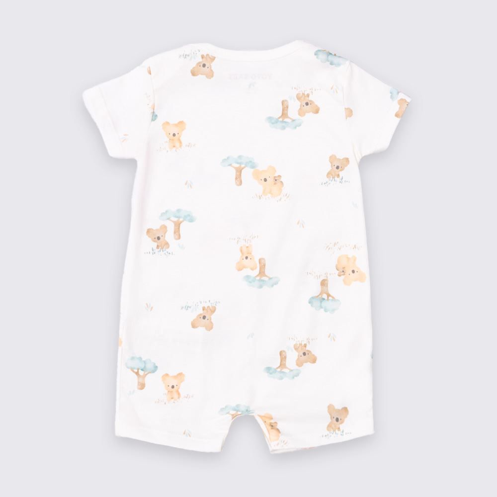 Macaquinho Bebê Menino Manga Curta Estampado Yoyo Baby