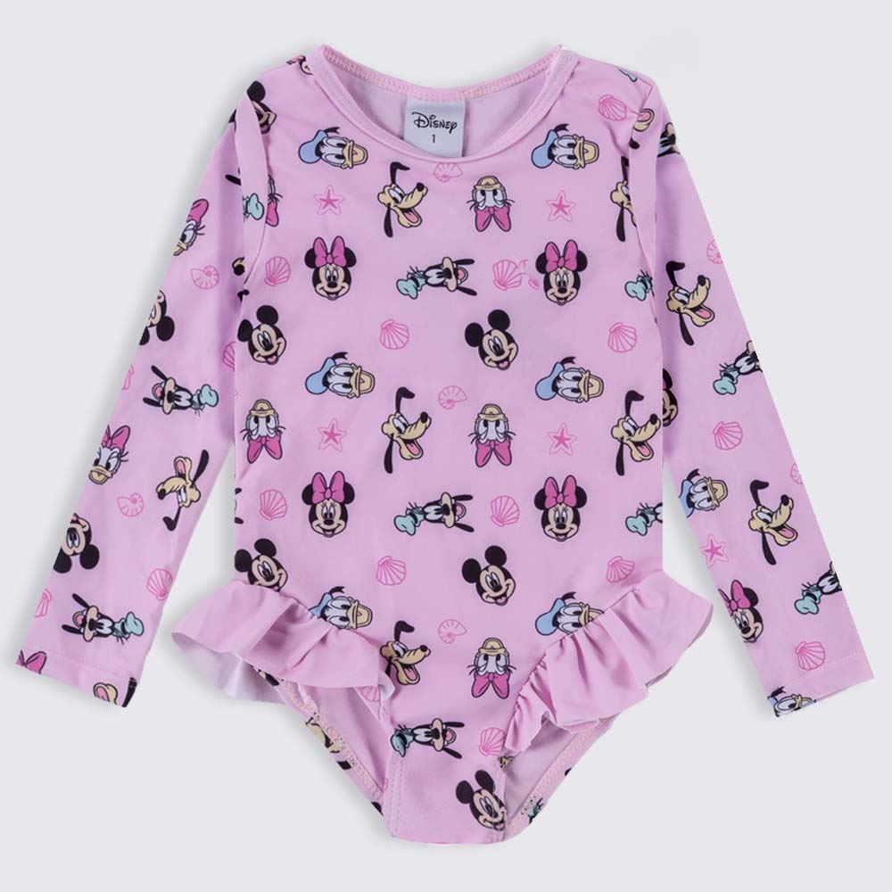 Maiô Infantil Mickey 1 a 3 Anos Disney