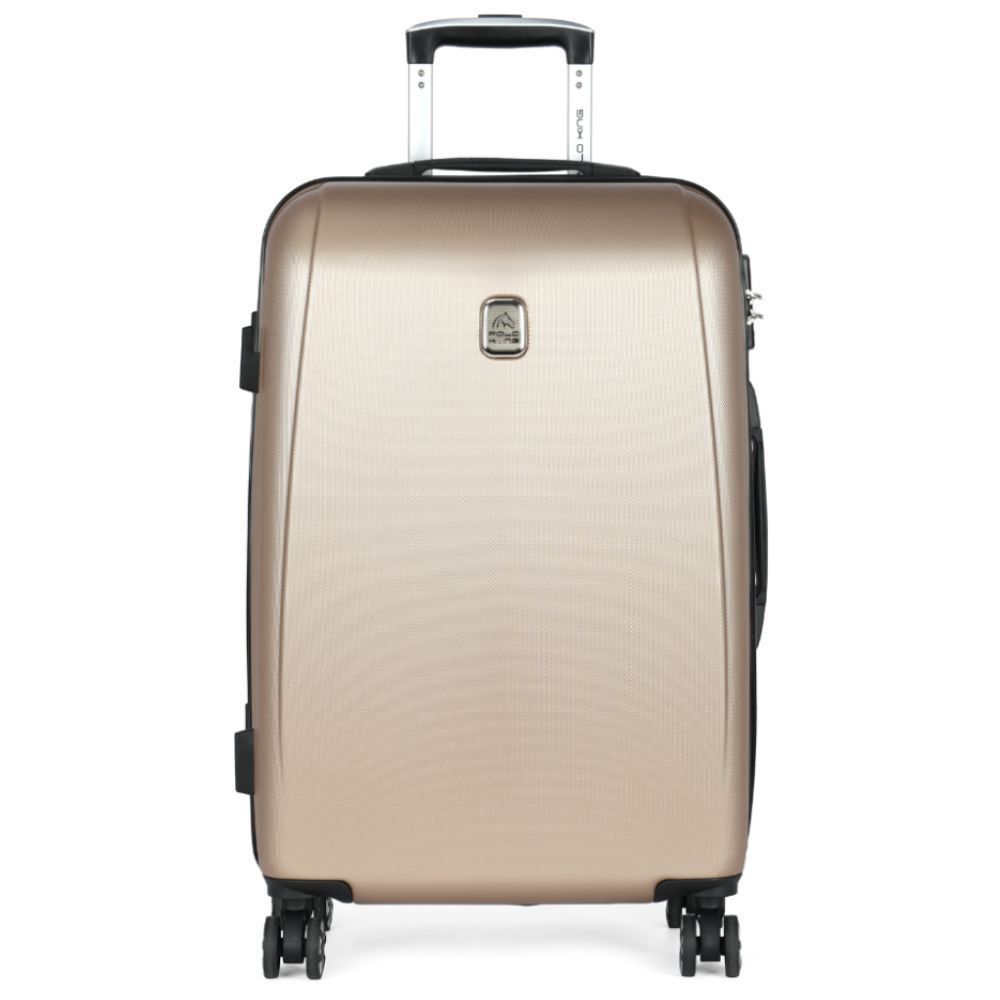 Mala De Viagem Grande Abs 360° Geneva Luxcel - Champanhe