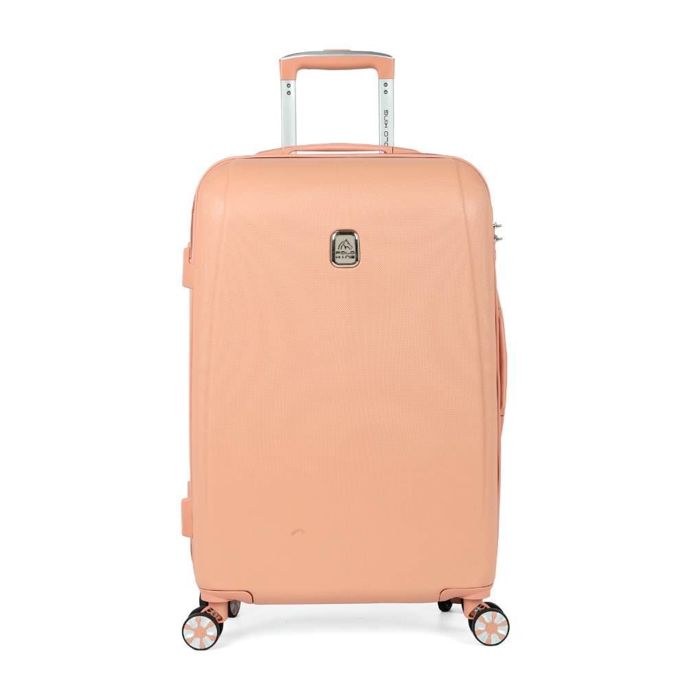 Mala De Viagem Grande Abs 360° Geneva Polo King - Rose