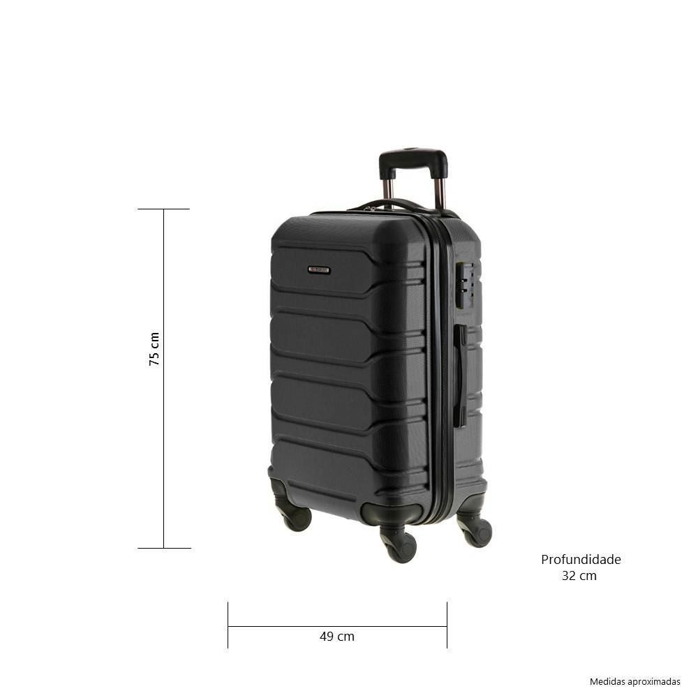 Mala De Viagem Grande Samba Tonin - Preto