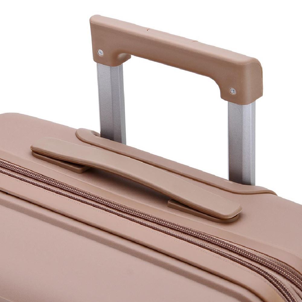 Mala de Viagem Média Giro 360° Plattinum 23Kg Tonin - Nude