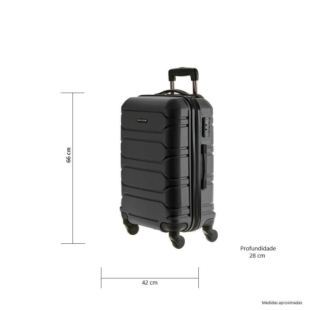 Mala De Viagem Média Samba Tonin - Preto