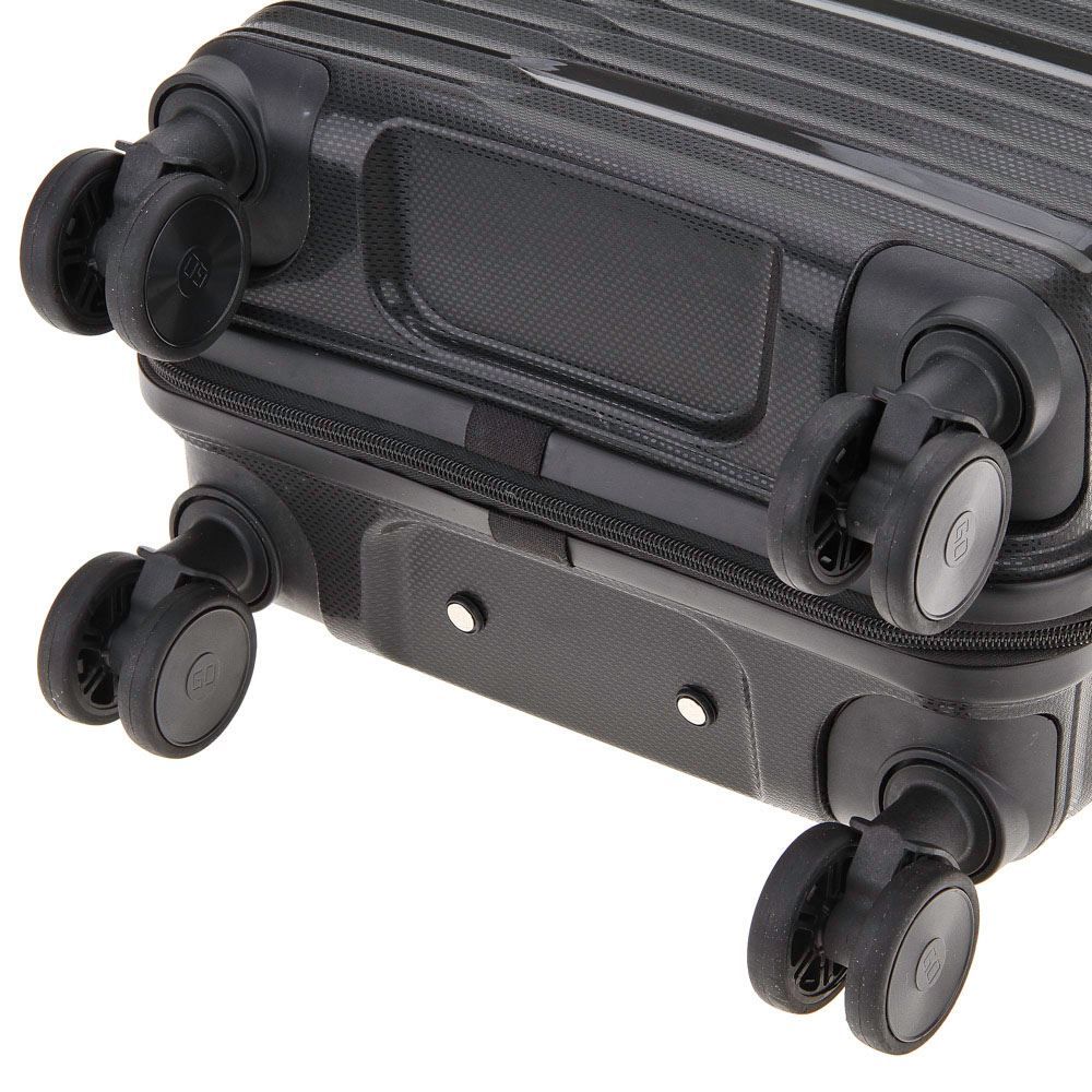 Mala De Viagem Pequena 360° Plattinum Tonin - Preto