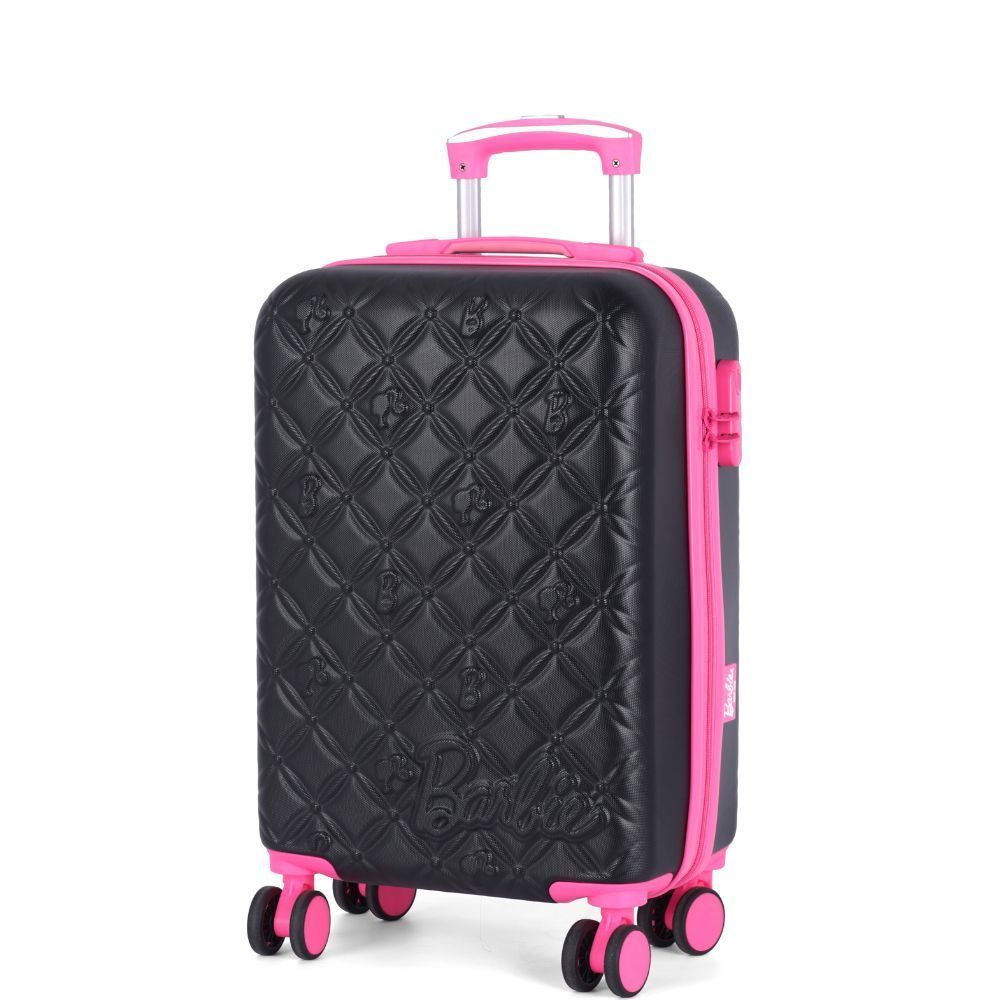 Mala Para Viagem De Bordo Abs 360° Barbie Luxcel  - Preto