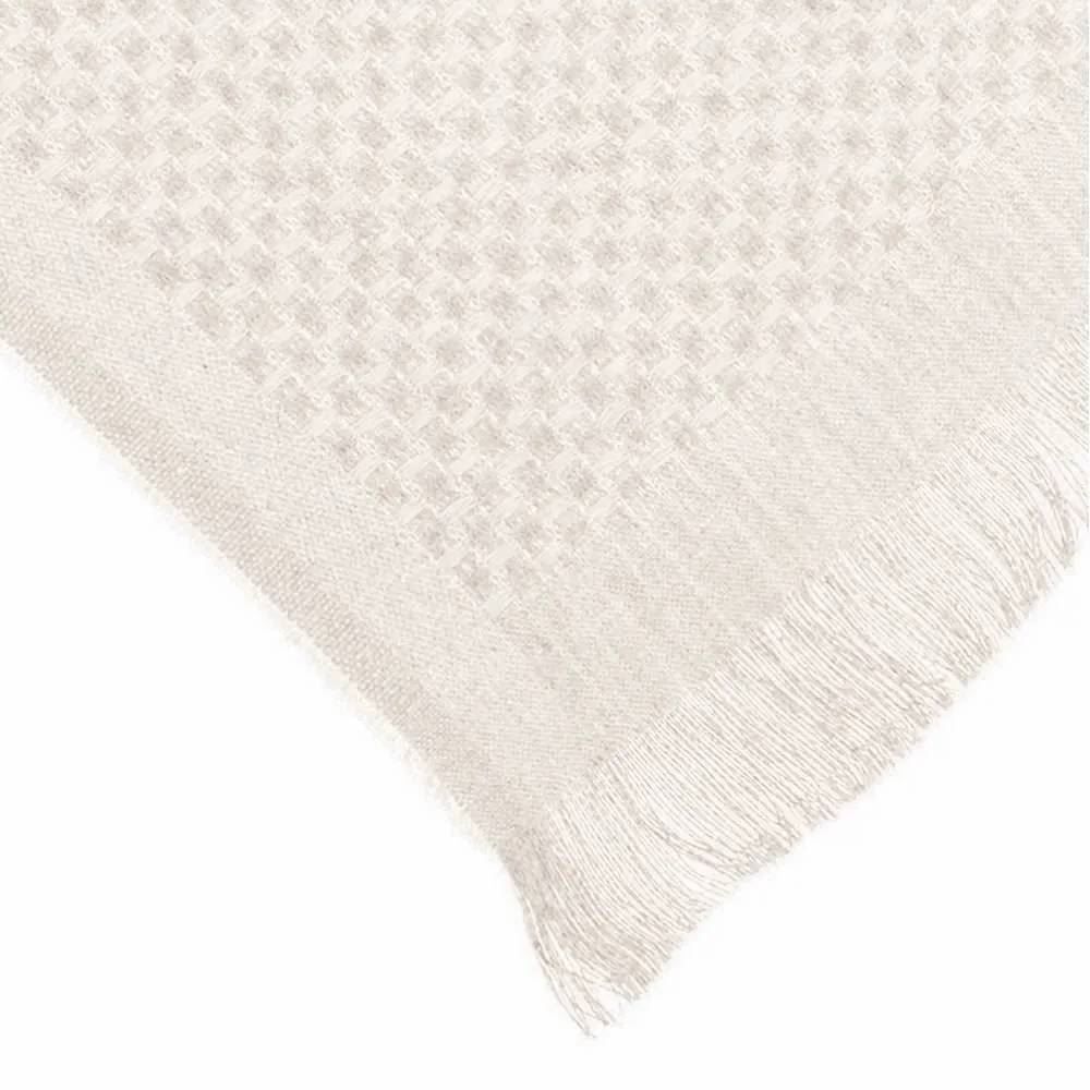 Manta para Sofá Decorativa 1,20X1,45 m Búzios Havan Casa - Marfim