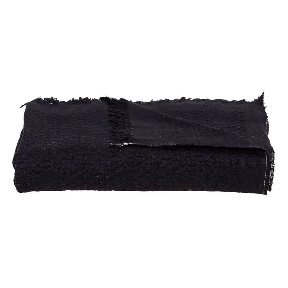 Manta para Sofá Decorativa 1,20X1,45 m Búzios Havan Casa - Preto