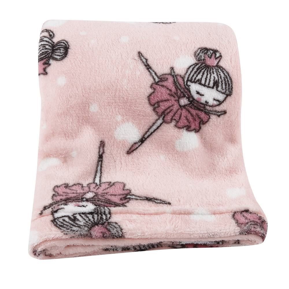 Manta De Bebê Microfibra 90X110 Cm Havan Baby 1 Peça - Bailarina