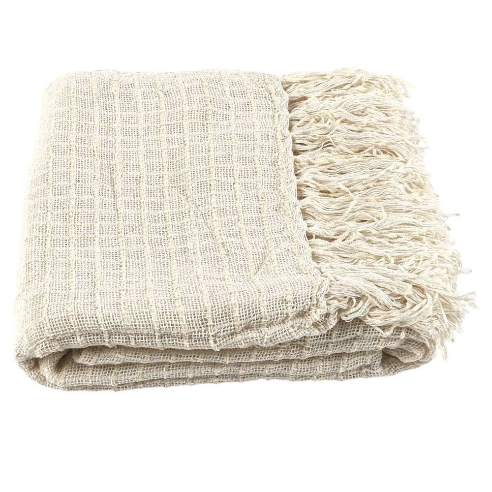 Manta Decorativa Para Sofá 1,20X1,50 M Naturalle Havan Casa - Natural