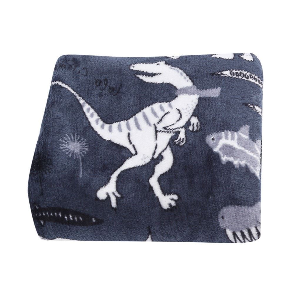 Manta Infantil 100% Poliéster Encantos Havan Kids - Dino Happy