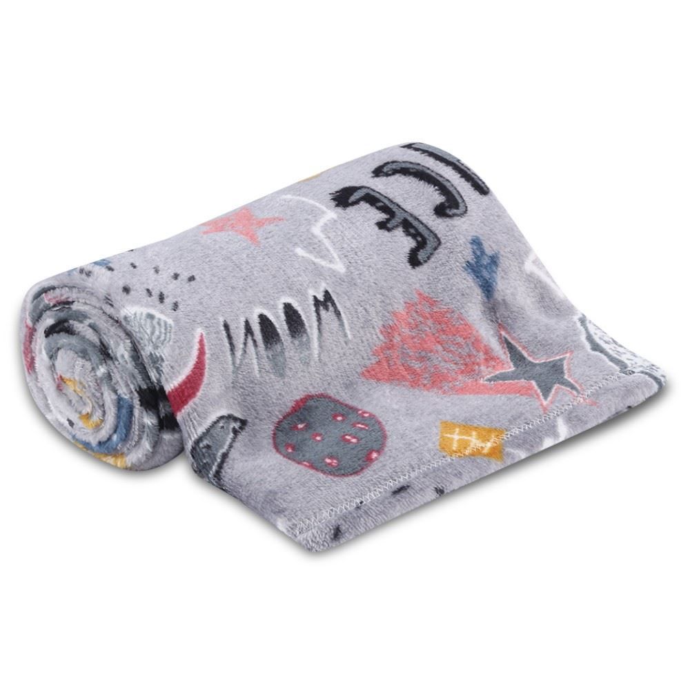 Manta Infantil 100% Poliéster Encantos Havan Kids - Space Star 