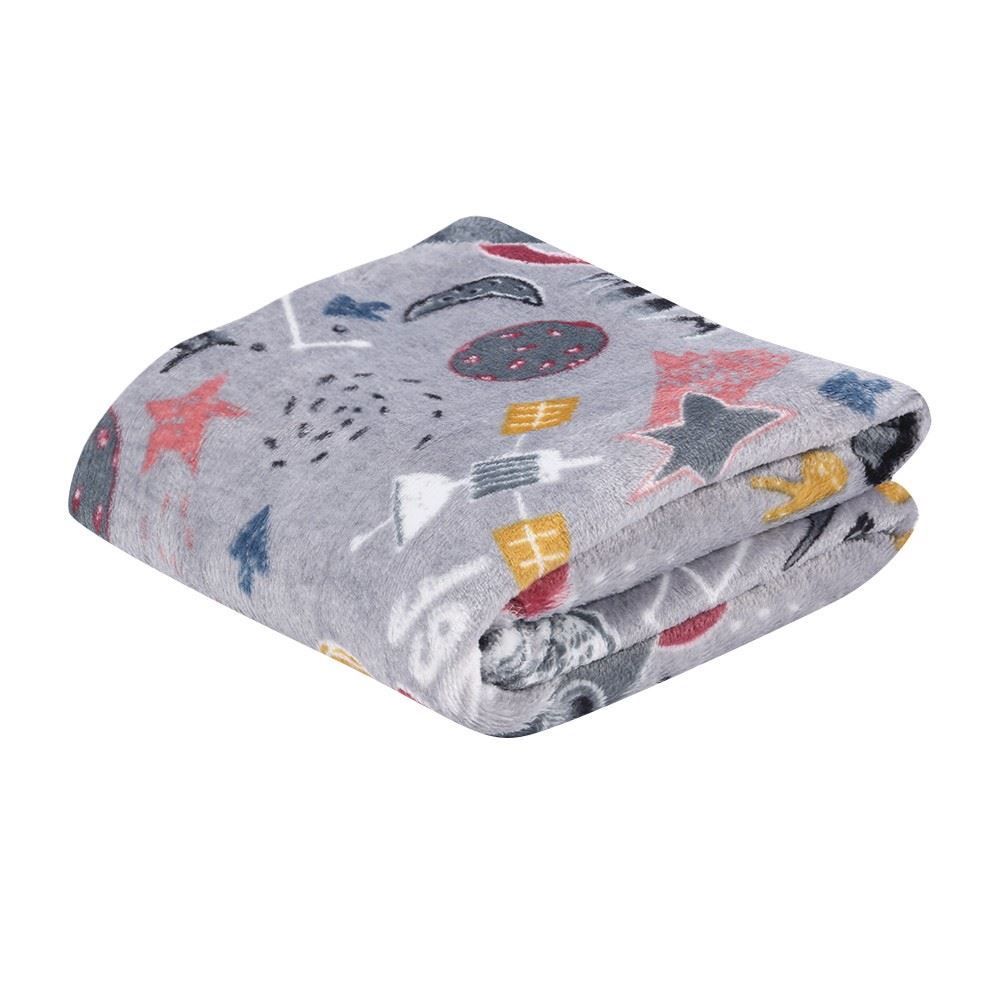 Manta Infantil 100% Poliéster Encantos Havan Kids - Space Star 