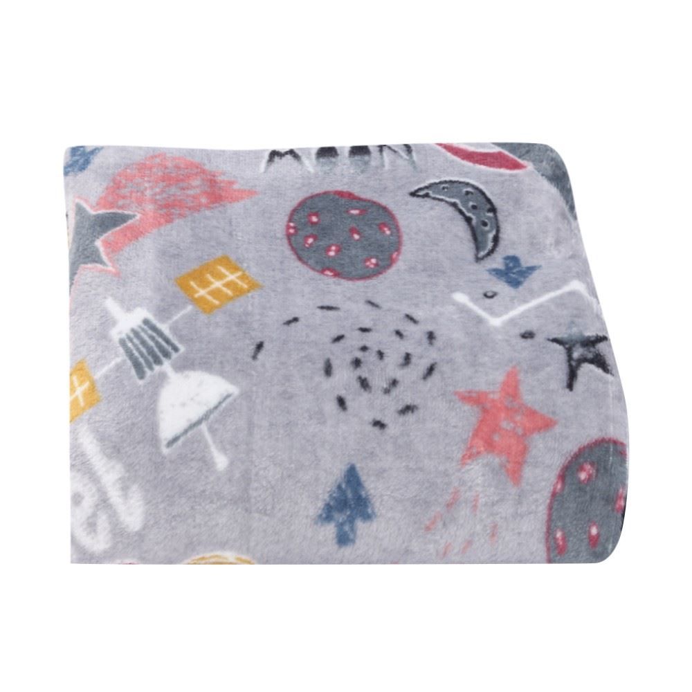 Manta Infantil 100% Poliéster Encantos Havan Kids - Space Star 