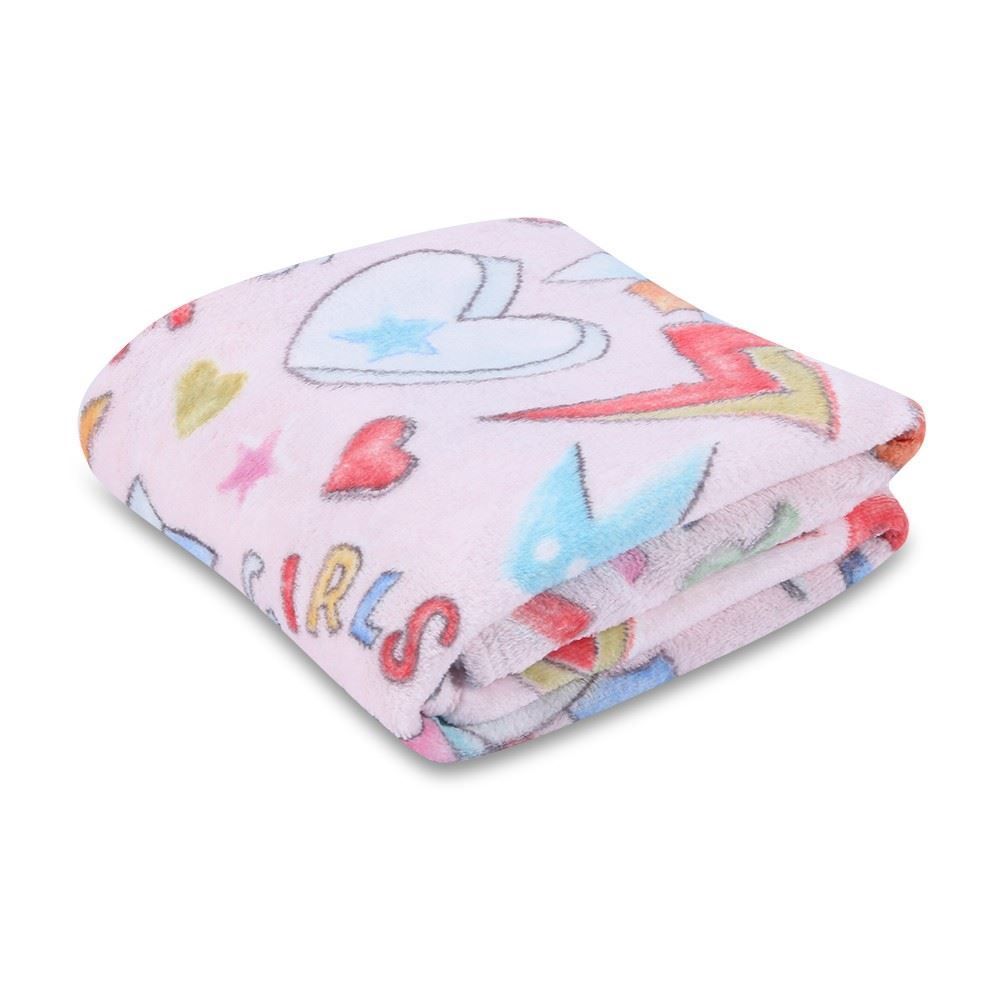 Manta Infantil 100% Poliéster Encantos Havan Kids - Rule Girls