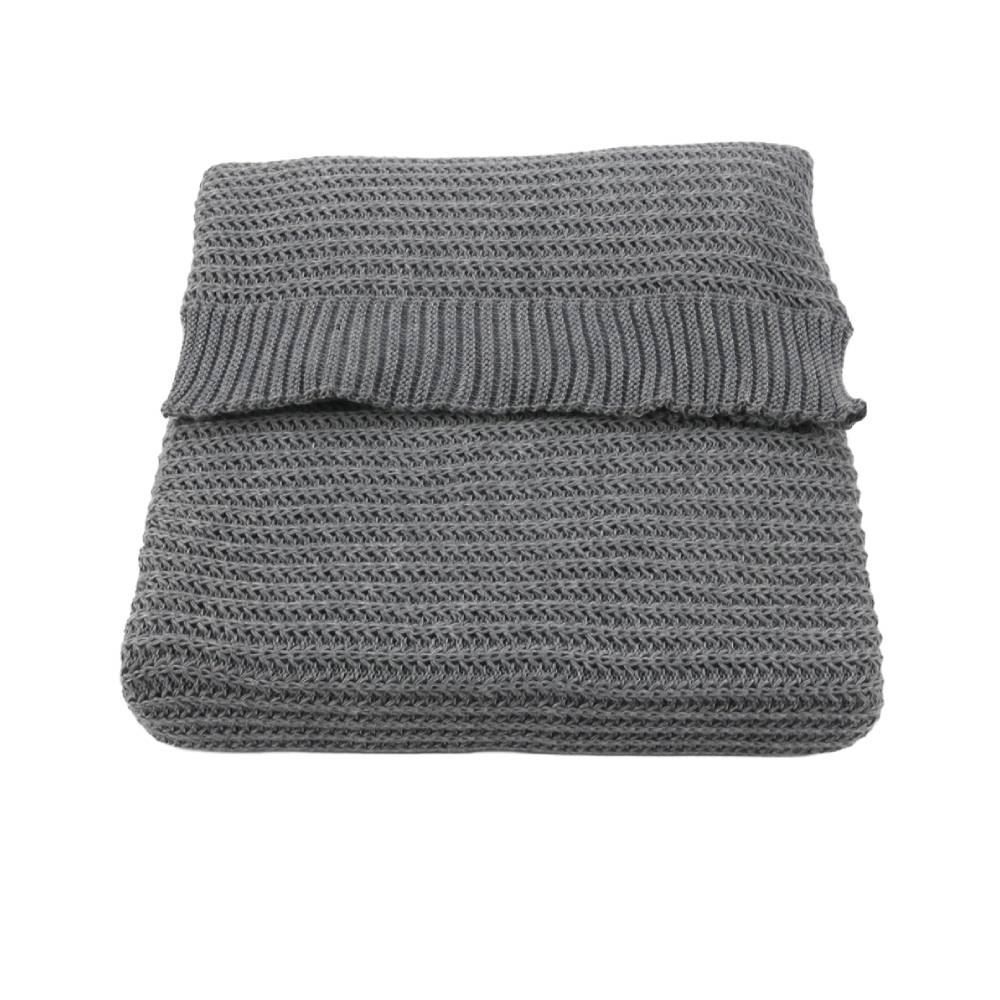 Manta para Sofá em Trico Elegance 1,00X2,00 Havan Casa - Cinza
