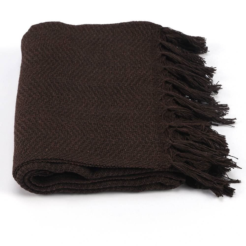 Manta Para Sofá Rústica 1,20X1,50 M Havan Casa - Marrom