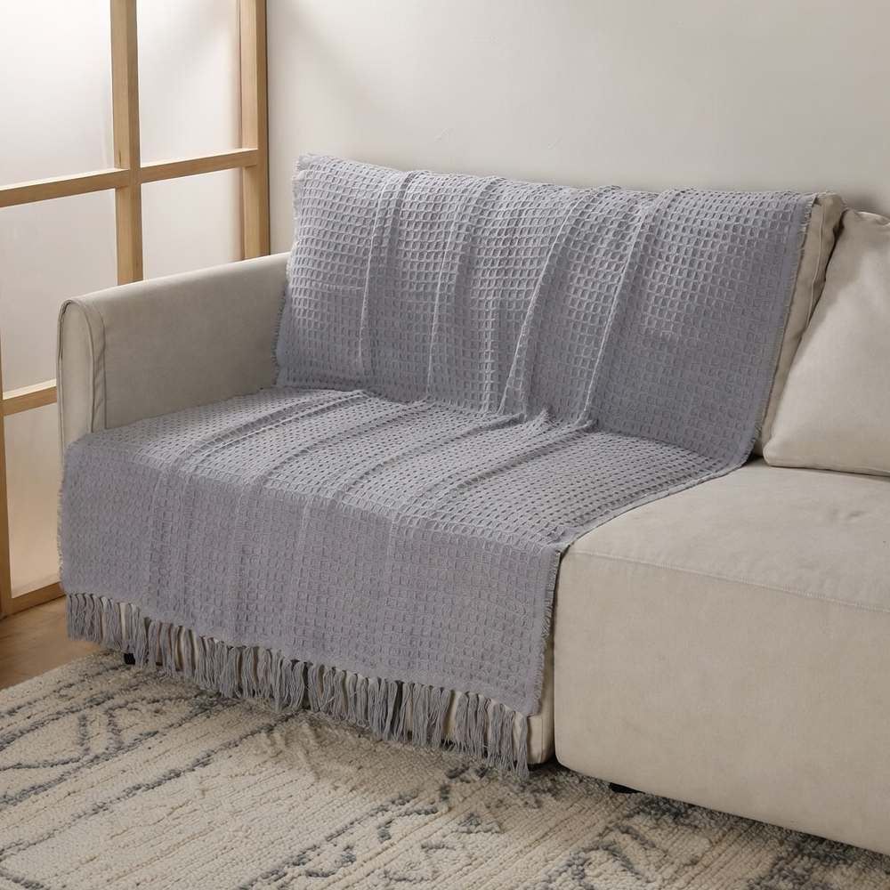 Manta para Sofá Valencia 1,20X1,50M Havan Casa - Cinza