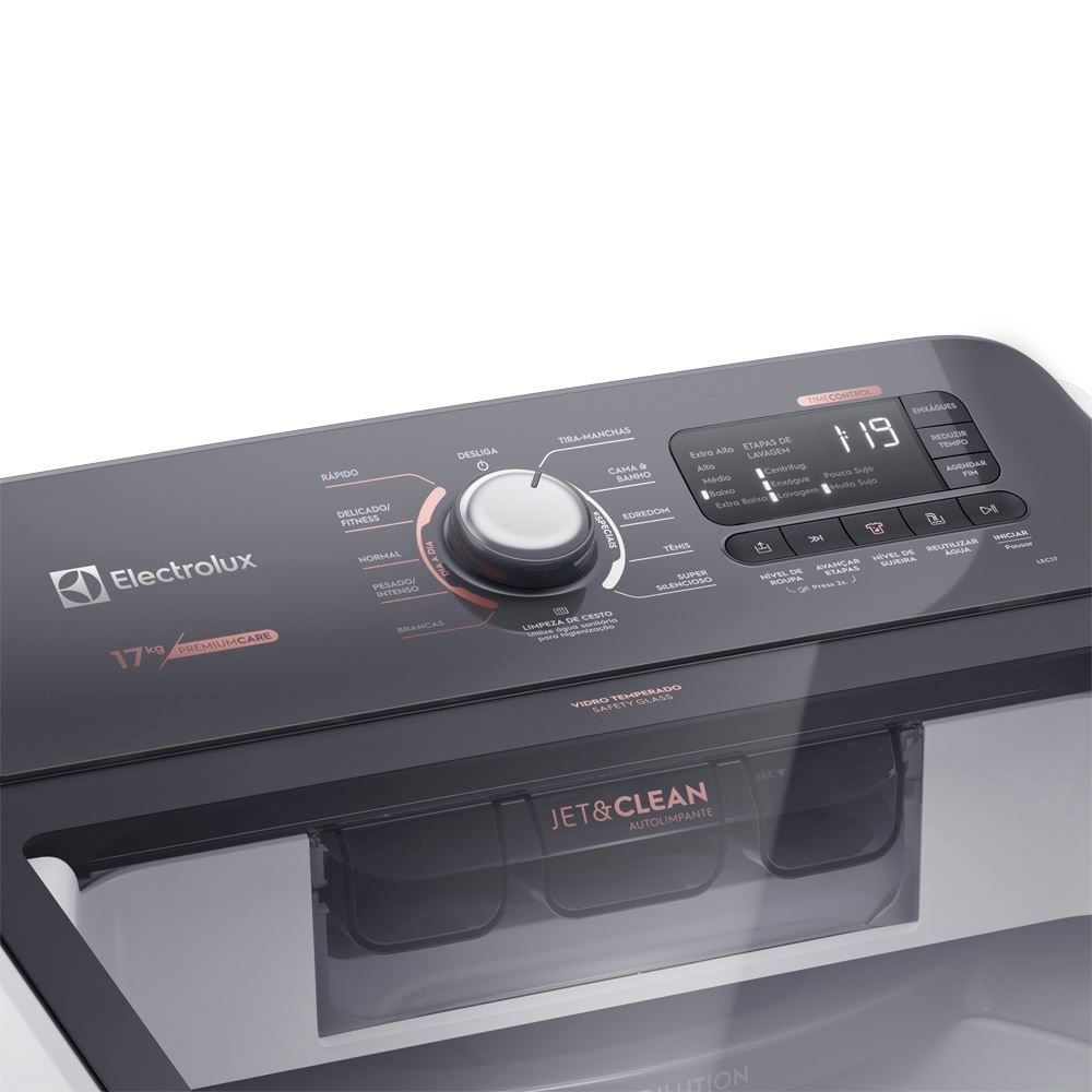 Lavadora de Roupas Electrolux 17Kg Premium Care LEC17